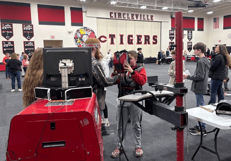 Students participating in Pickaway County Career Awareness Event for Middle School Students