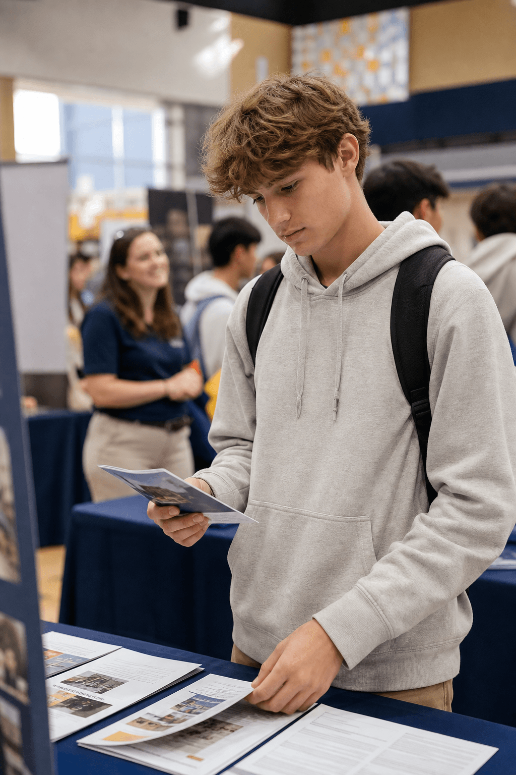 Students participating in Pickaway County College & Technical School Fair
